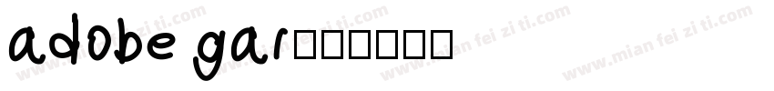 adobe gar字体转换
